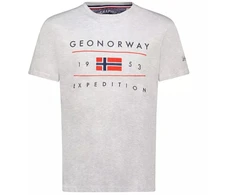 Geographical Norway Jezolo DB 254 M marškinėliai SY9738H/GN – pilka melanža