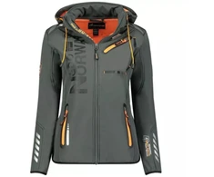 Geographical Norway Reine Ass A EO DB 007 W Softshell striukė WU8184F/GNO – tamsiai pilka / oranžinė