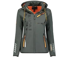Geographical Norway Reine Ass A EO DB 007 W Softshell striukė WU8184F/GNO – tamsiai pilka / oranžinė