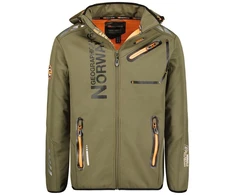 Orange Geographical Norway Royaute DB 068 M WY1996H/GN-Kaki / Oranžinis Softshell striukė