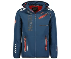 Geographical Norway ROYAUTE DB Tamsiai Mėlyna Raudona Vyriška Softshell striukė 068 (WY2001H/GN/Navy / Raudona)
