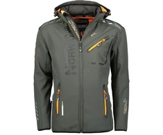 Geographical Norway Softshell striukė Royaute DB 068 M WY8027H/GN/Tamsiai pilka / Oranžinė
