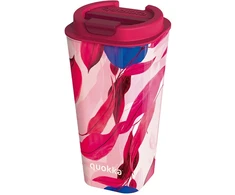 Quokka Vaso Cafe Doble Pared - Plastic mug with double walls 450 ml (Satsuma)
