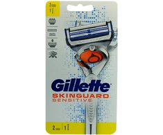 Barzdaskutė Gillette Skinguard Sensitive Flexxbal skustuvas + 2 peiliukai