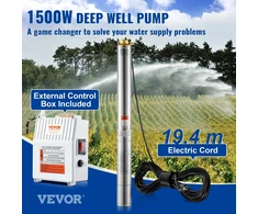 VEVOR Giluminis panardinamasis siurblys 1500W 108m