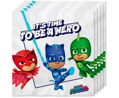 Gimtadienio šventės servetėlės – Pižamų herojai (PJ Masks)