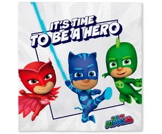 Gimtadienio šventės servetėlės – Pižamų herojai (PJ Masks)