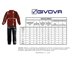 Givova Tuta Visa TR018 1310 treningkelnės