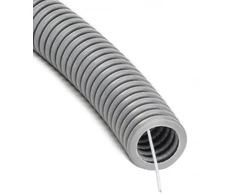 Gofruotas vamzdis su viela 25mm (behologenų, pilkas, 50m, 750 N/5 cm, D25) GLOB-EL GL301W