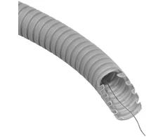 Gofruotas vamzdis su viela 40mm (behologenų, pilkas, 25m, 750 N/5 cm, D40) GLOB-EL GL501W