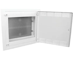 GOLF2 plastikinis įleidžiamas skydelis VF218PZF 2x18 mod. Hager (IP40)