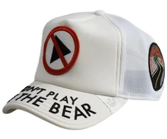 Goorin' Bros. Nekrečia meškos "Don't Play Poke The Bear" "Trucker" kepurė - 101-1741-WHI