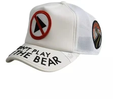 Goorin' Bros. Nekrečia meškos "Don't Play Poke The Bear" "Trucker" kepurė - 101-1741-WHI