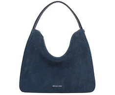 Granatowa skórzana torebka na ramię Michael Kors 35S6S5ZL6S