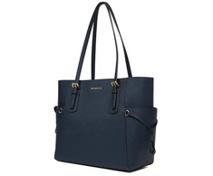 Granatowa skórzana torebka tote Michael Kors 35S5GV6T7L