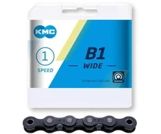 Grandinė KMC B1 plati 112 grandžių juoda BOX