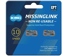 Grandinės sujungimas KMC MissingLink 10NR EPT Sidabrinis (2 pcs.)