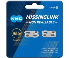 Grandinės sujungimas KMC MissingLink X-Glide Shimano Cues NR dark sidabrinis (2 pcs.)