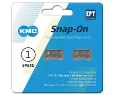 Grandinės sujungimas KMC Snap-On Narrow EPT Sidabrinis
