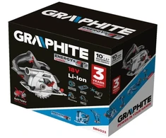 Grandininis pjūklas Diskinis pjūklas Graphite 58G023, pilkas, raudonas, sidabrinis