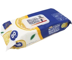 Grandininis pjūklas Drėgnos valymo servetėlės "Kitchen Wipes"