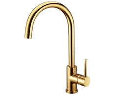 Elegantiškas ir modernus ADORA Imperia U Gold virtuvinis maišytuvas