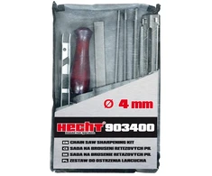 Grandininis pjūklas Grandinių galandimo rinkinys HECHT 903400, 4 mm