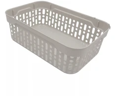 Grandininis pjūklas Plastikinė dėžutė su skylutėmis, 18 × 12 × 6 cm BALTA