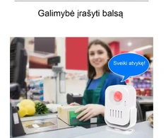 Grandininis pjūklas Praėjimo skambutis (galima įrašyti balsą)