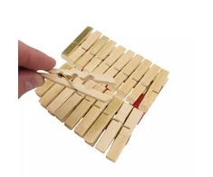 Grandininis pjūklas Skalbinių segtukai "Bamboo"