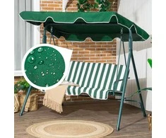 Modernhome MultiGarden sūpynių stogelis, žalias, 200 cm x 120 cm