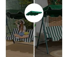 Modernhome MultiGarden sūpynių stogelis, žalias, 200 cm x 120 cm