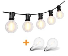 Grandininis pjūklas Sodo šviesų girlianda, 30 x LED, 20 m, 9 režimai, 9 W