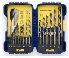 Grąžtas IRWIN grąžtų rinkinys, 15 vnt., kobaltiniai, 1.5-10 mm