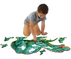 Grindų dėlionė „Dinosaur Floor Puzzle“