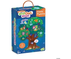 Grindų dėlionė „Hoot Owl Hoot Floor Puzzle“