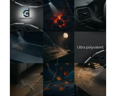 Grinovity mini oro pūstuvas su akumuliatoriumi, 10000 mAh, USB-C, LED apšvietimas, 4 greičiai, tvirtas dėklas