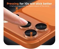 Telefono kameros apsauga Tech-Protect CAmFull Fit+ Apple iPhone 17 Pro Max matte clear