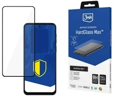 3Mk Protection Reinforced full-screen tempered glass 3mk HardGlass Max Juodas for Motorola Moto G14