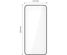 Tech-Protect Glass Fit+ 2-pack apsauginis stiklas skirtas Motorola Edge 50 Neo / 60 Neo – juodas