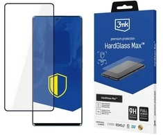 3Mk Protection Reinforced full-screen tempered glass 3mk HardGlass Max Juodas for Honor 70