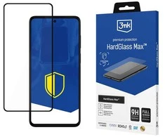 3Mk Protection Reinforced full-screen tempered glass 3mk HardGlass Max Juodas for Motorola Moto G52