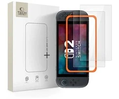 Grūdinto stiklo apsauga Nintendo Switch 2, 2 vnt., skaidri