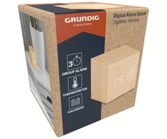 Grundig skaitmeninis LED žadintuvas, rudas