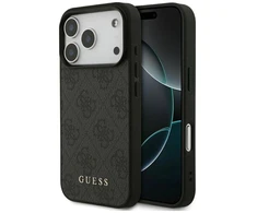 Guess 4G Classic dėklas skirtas iPhone 17 Pro - Juodas