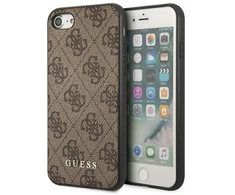 Guess GUHCI8G4GFBR Apple iPhone SE 2022 / 2020/ 7 / 8rudos spalvos kietas dėklas 4G Metal Gold Logo