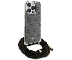 Dėklas Guess 4G spausdintas iPhone 16 Pro“ – rudas