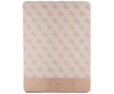 Guess 4G Stripe Allover dėklas iPad Pro 12,9 - rožinis