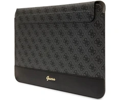 Guess Dėklas kompiuteriui GUCS14PS4SGK 14″ juodos spalvos 4G Stripe Metal Logo