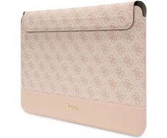 Guess Dėklas kompiuteriui GUCS14PS4SGP 14″ rožinės spalvos 4G Stripe Metal Logo